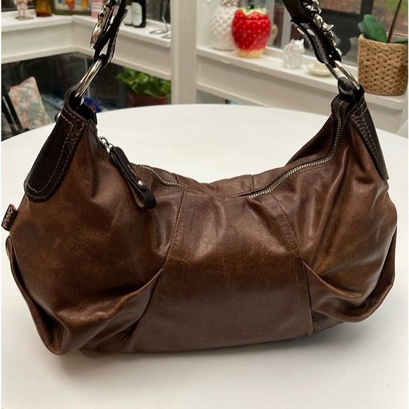 Tano Brown Leather Hobo - Picture 2 of 16